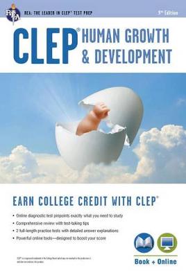 Cover of Clep(r) Human Growth & Development Book + Online