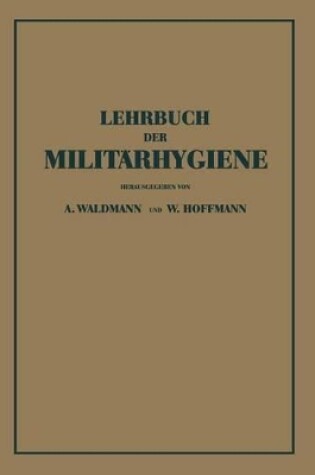 Cover of Lehrbuch Der Militarhygiene