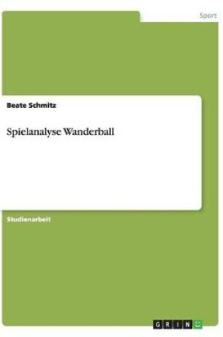 Cover of Spielanalyse Wanderball