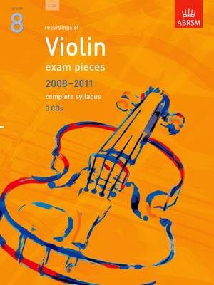 Cover of Violin Exam Recordings, 2008-2011, Grade 8