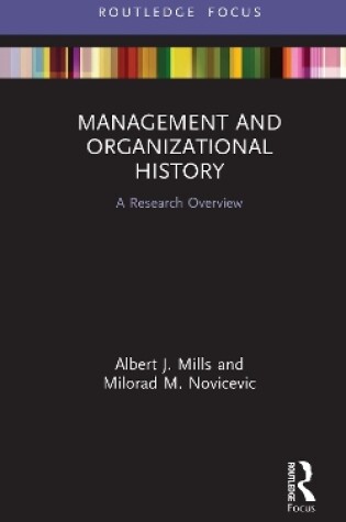 Cover of Management and Organizational History