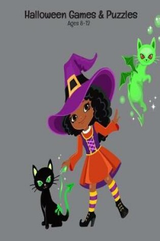 Cover of Halloween Games & Puzzles Ages 8-12