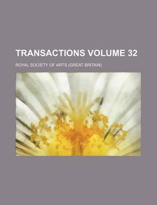 Book cover for Transactions Volume 32