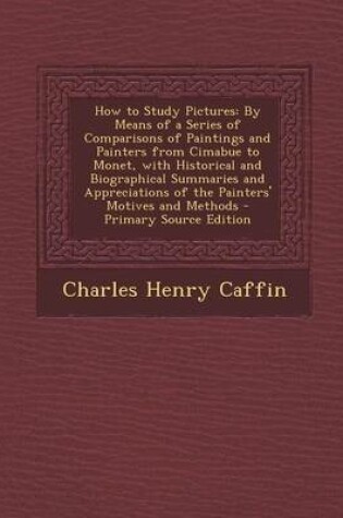 Cover of How to Study Pictures