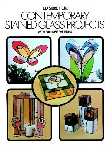 Book cover for Contemporary Stained Glass Projects with Full-Size Patterns