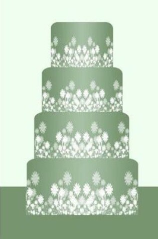 Cover of Wedding Journal Green Wedding Cake