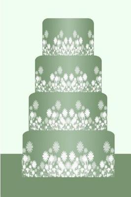 Book cover for Wedding Journal Green Wedding Cake