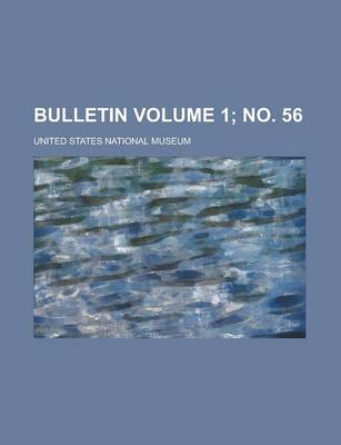 Book cover for Bulletin Volume 1; No. 56