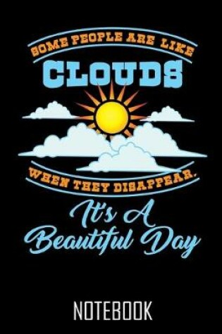 Cover of Beautiful Day Clouds - Notebook - Notizbuch - 100 Seiten - 100 Pages - Journal