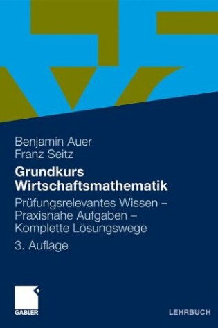 Cover of Grundkurs Wirtschaftsmathematik