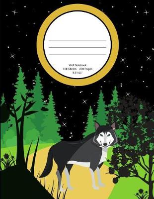 Book cover for Wolf Notebook