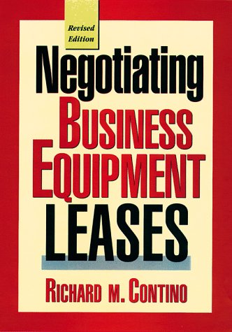 Book cover for Negotiating Business Equipment Leases