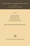 Book cover for Beitrag Zur Mechanischen Entzunderung Von Draht