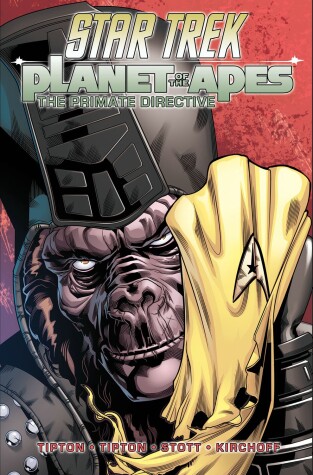 Book cover for Star Trek/Planet of the Apes: The Primate Directive