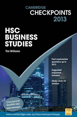 Book cover for Cambridge Checkpoints HSC Business Studies 2013