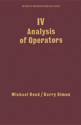Book cover for IV: Analysis of Operators