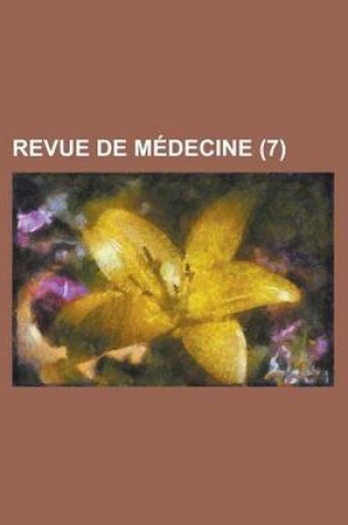 Cover of Revue de Medecine (7)