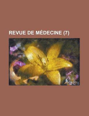 Book cover for Revue de Medecine (7)