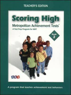 Book cover for Scoring High on the MAT 8, Teacher Edition with Poster, Grade 2