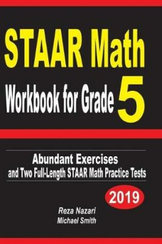 Cover of STAAR Math Workbook for Grade 5