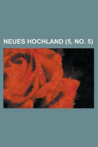 Cover of Neues Hochland (5, No. 5 )