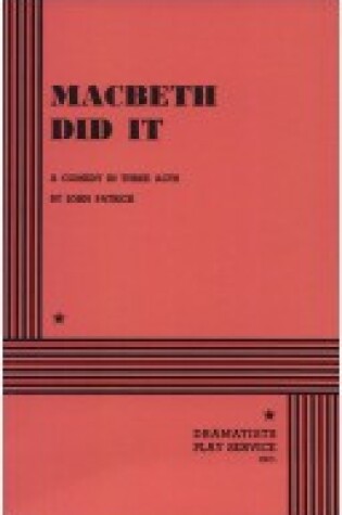 Cover of Macbeth Did it