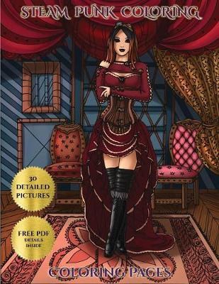 Book cover for Steam Punk Coloring Pages