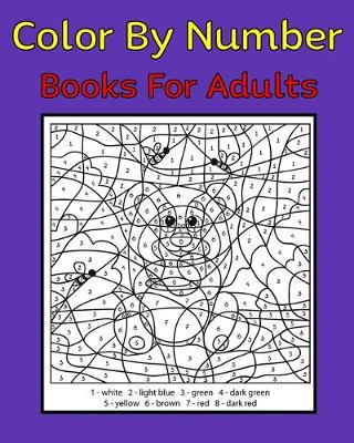 Book cover for Color By Number Books For Adults