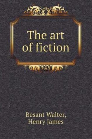 Cover of The Art of Fiction