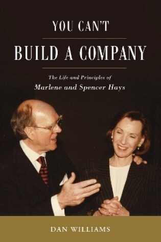 Cover of You Can't Build a Company