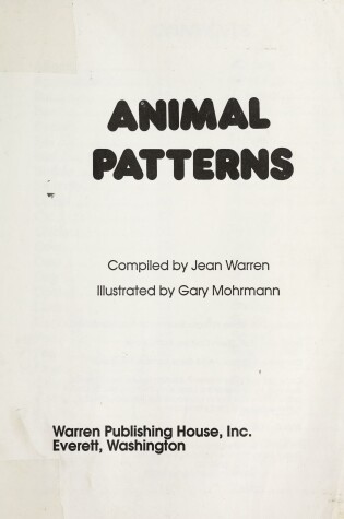 Cover of Animal Patterns