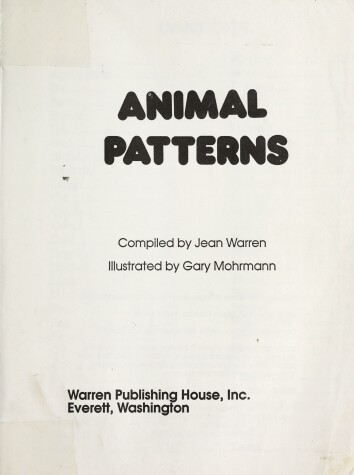 Book cover for Animal Patterns