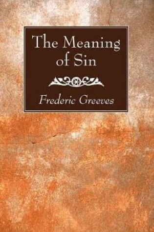 Cover of The Meaning of Sin