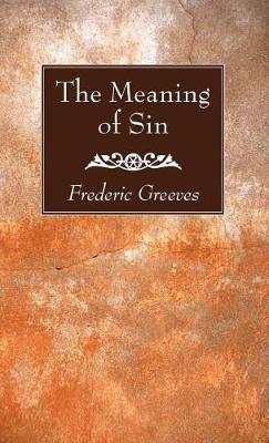 Book cover for The Meaning of Sin