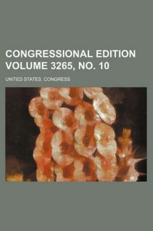 Cover of Congressional Edition Volume 3265, No. 10