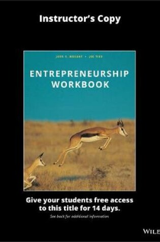 Cover of Entrepreneurship Workbook, Evaluation Copy