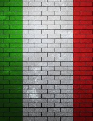 Book cover for Jumbo Oversized Italian Flag Painted on a Brick Wall in Italy