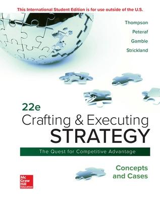 Book cover for ISE Crafting & Executing Strategy: Concepts and Cases