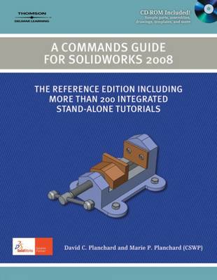 Book cover for A Commands Guide for Solidworks 2008