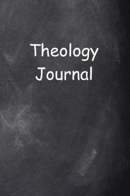 Cover of Theology Journal Chalkboard Design