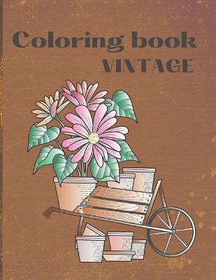 Book cover for Vintage Coloring Book