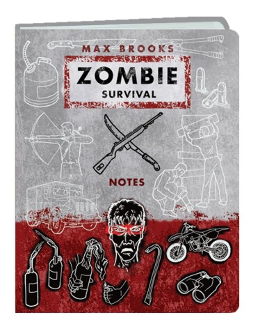 Book cover for Zombie Survival Notes Mini Journal