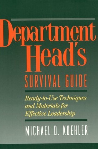 Cover of Department Heads Survival Guide