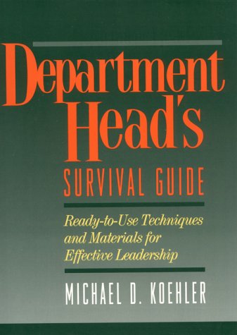 Book cover for Department Heads Survival Guide