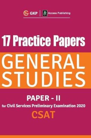 Cover of 17 Practice Papers General Studies Paper II CSAT for Civil Services Preliminary Examination 2020