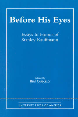 Book cover for Before His Eyes