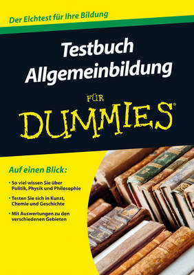 Book cover for Testbuch Allgemeinbildung fur Dummies