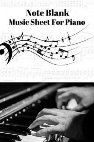 Cover of Blank Note Music Sheet for Piano V.3