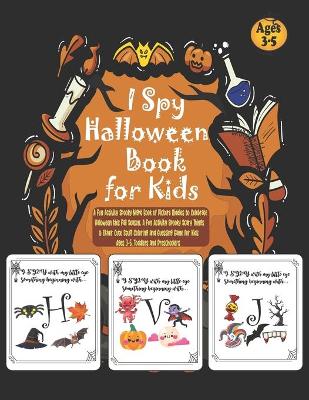 Book cover for I Spy Halloween Book for Kids Ages 3-5
