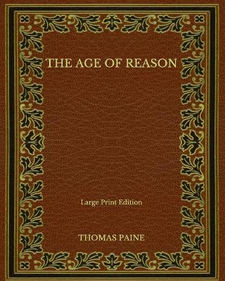 Book cover for The Age of Reason - Large Print Edition